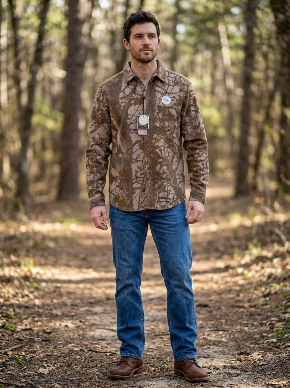N’MAD Nomad by Craft+Flow Camo Thermal Lined Flannel Shirt Jacket NWT. Size M